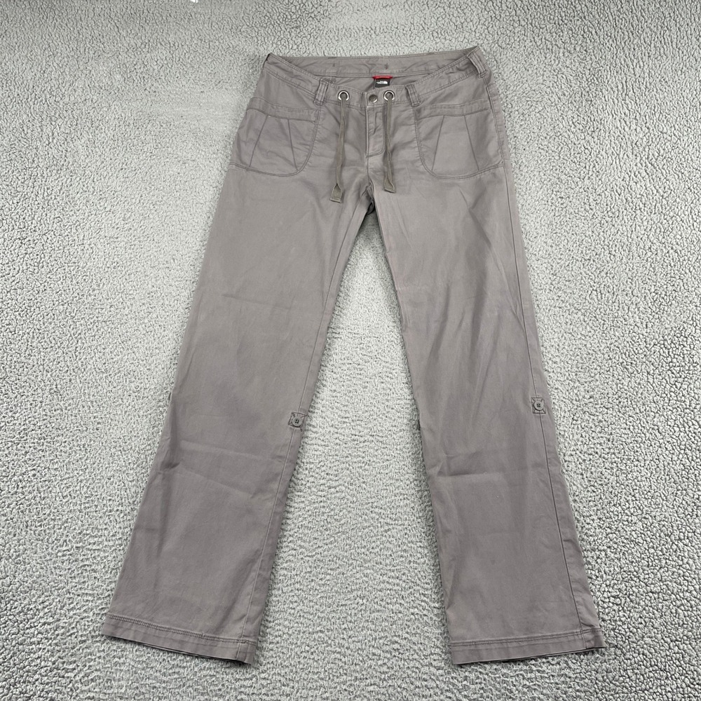 The North Face Pants Womens 10 Gray Tekware Roll Up Leg Outdoor Hiking Casual